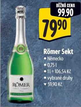 Römer Sekt, 0,75 l