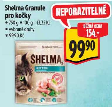 Shelma Granule pro kočky, 750 g