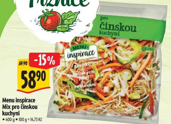 Menu inspirace Mix pro čínskou kuchyni, 400 g