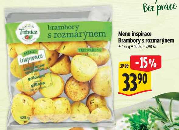 Menu inspirace Brambory s rozmarýnem, 425 g