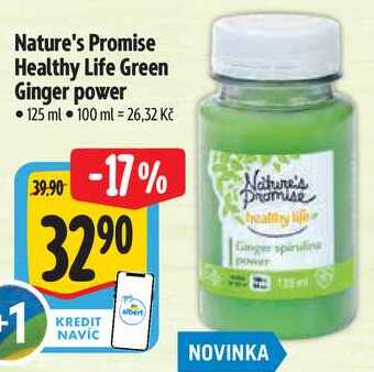 Nature's Promise Healthy Life Green Ginger power, 125 ml