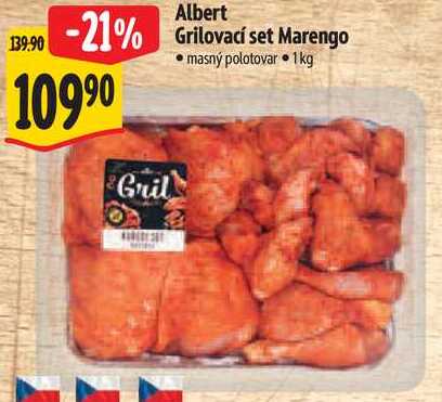 Albert Grilovací set Marengo, 1 kg