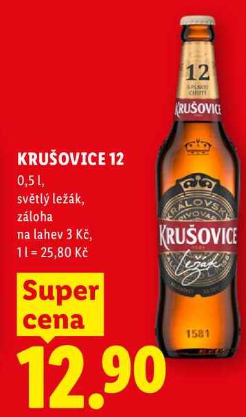 KRUŠOVICE 12, 0,5 l