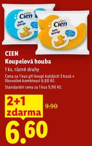 CIEN Koupelová houba, 1 ks