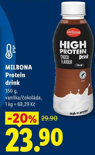 MILBONA Protein drink, 350 g