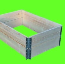 DŘEVĚNÝ STOHOVATELNÝ VYVÝŠENÝ ZÁHON PŘÍRODNÍ