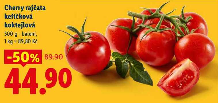Cherry rajčata keříčková koktejlová, 500 g 