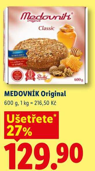 MEDOVNÍK Original, 600 g
