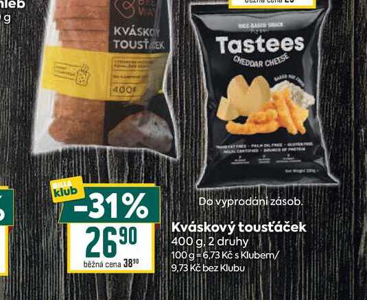 Kváskový tousťáček 400 g