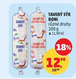 TAVENÝ SÝR BONI, 100 g