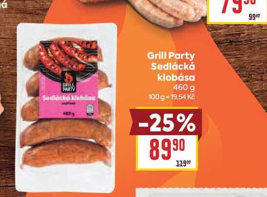 Grill Party Sedlácká klobása 460 g