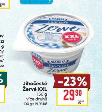 Jihočeské Žervé XXL 150 g