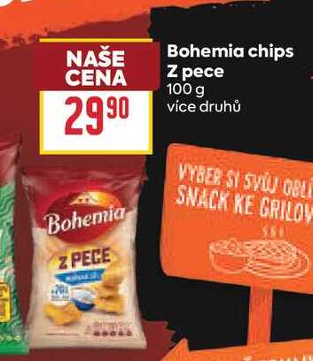 Bohemia chips Z pece 100 g 