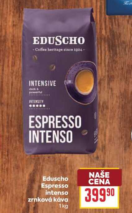Eduscho Espresso intenso zrnková káva 1kg
