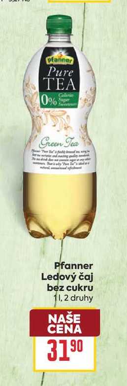 Pfanner Ledový čaj bez cukru 1l