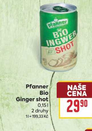 PfannerBio Ginger shot 0,15l