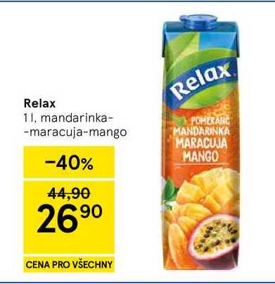 Relax mandarinka-maracuja-mango, 1 l 