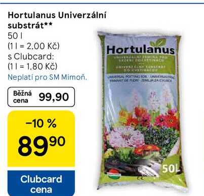 Hortulanus Univerzální substrát, 50 l