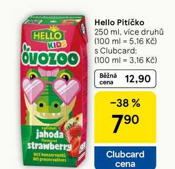Hello Pitíčko, 250 ml, více druhů