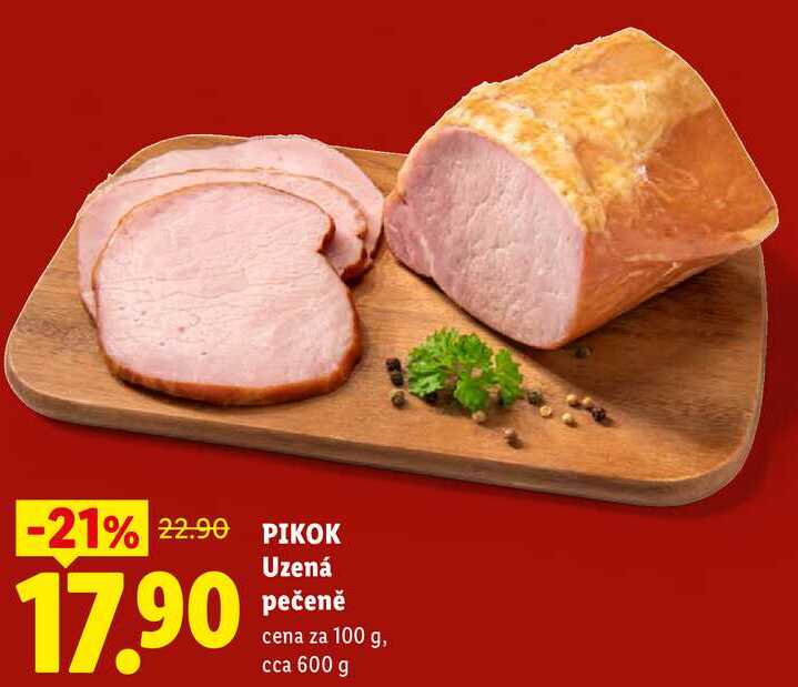 PIKOK 1Uzená pečeně, cena za 100 g