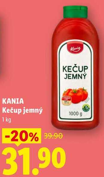 KANIA Kečup jemný, 1 kg