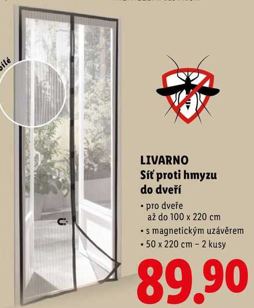 LIVARNO Síť proti hmyzu do dveří