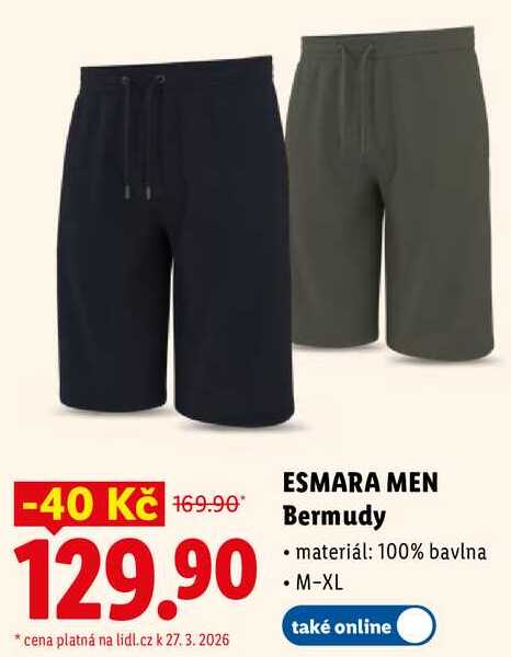 ESMARA MEN Bermudy