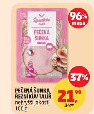 PEČENÁ ŠUNKA REZNÍKŮV TALÍŘ, 100 g