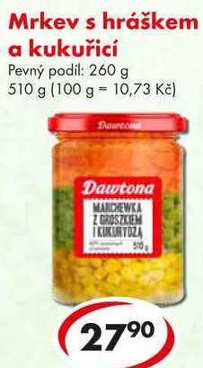 Mrkev s hráškem a kukuřicí, 510 g