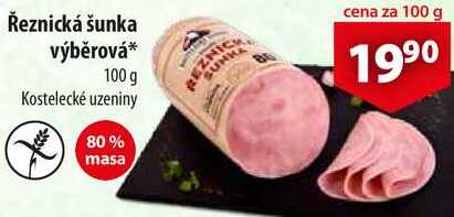 Řeznická šunka výběrová, 100 g