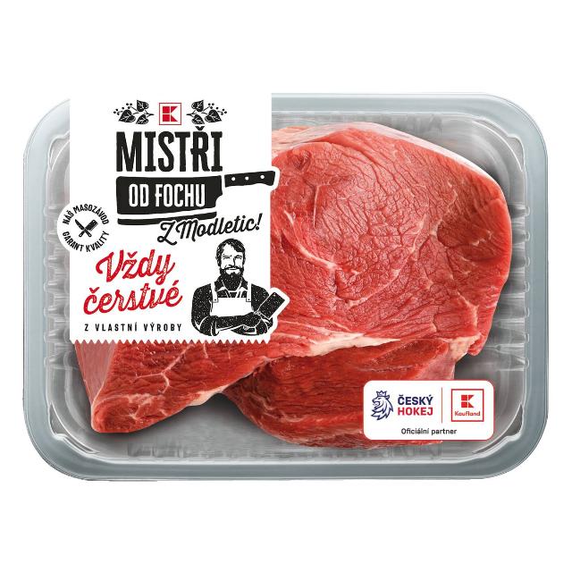 K-Mistři od fochu Hovězí podplečí bez kosti, v celku