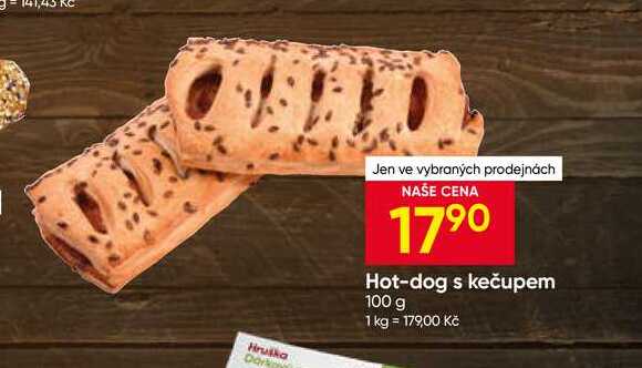 Hot-dog s kečupem 100 g
