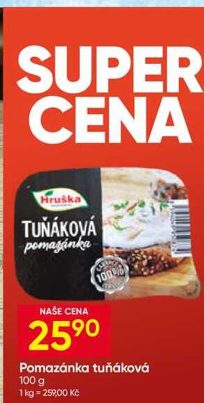 Hruška Pomazánka tuňáková 100 g