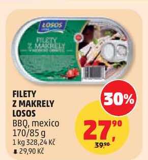 FILETY Z MAKRELY LOSOS, 170 g