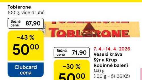 Toblerone, 100 g 