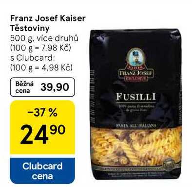 Franz Josef Kaiser Těstoviny, 500 g, více druhů 