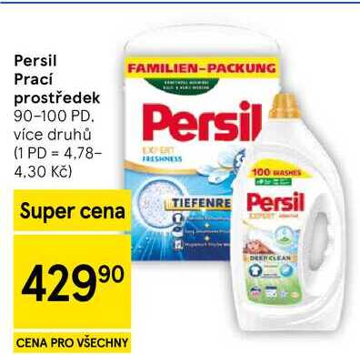 Persil Prací prostředek, 90-100 PD 