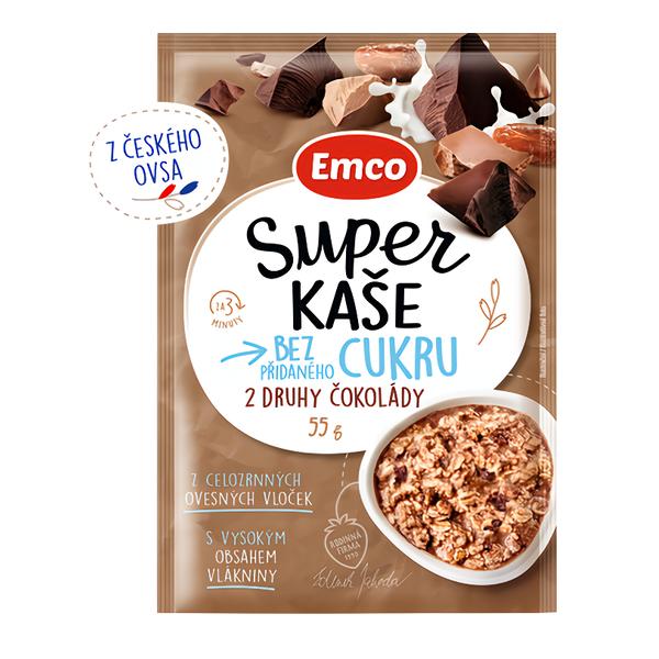 Emco Super kaše 2 druhy čoko