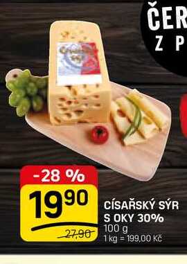 CÍSAŘSKÝ SÝR S OKY 30% 100 g 