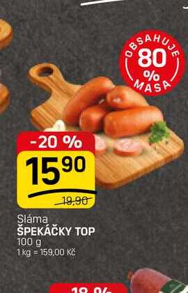 ŠPEKÁČKY TOP 100 g 