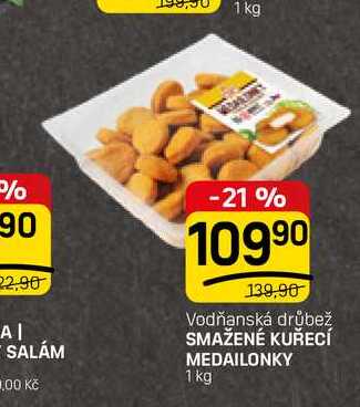 SMAŽENÉ KUŘECÍ MEDAILONKY 1 kg