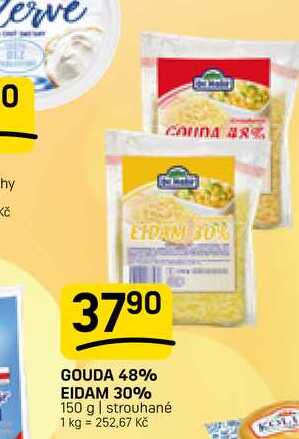 GOUDA 48% EIDAM 30% 150 g | strouhané 
