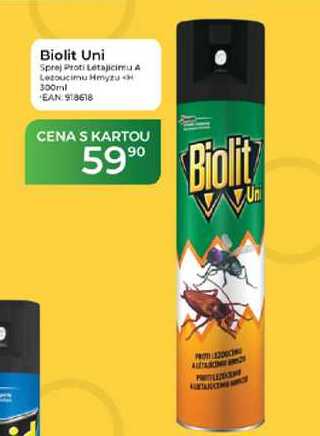 Biolit Uni Sprej proti létajícímu hmyzu a lezoucímu hmyzu 300ml 