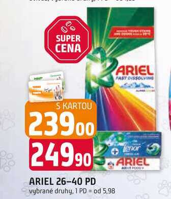 ARIEL 26-40 PD vybrané druhy