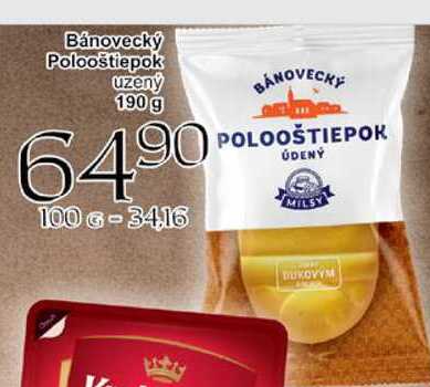 Bánovecký Polooštiepok uzený 190 g