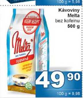 Kávoviny Melta bez kofeinu 500 g