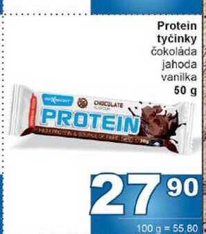 Protein tyčinky čokoláda jahoda vanilka 50 g 