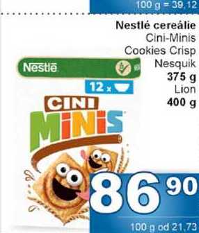 Nestlé cereálie 375g