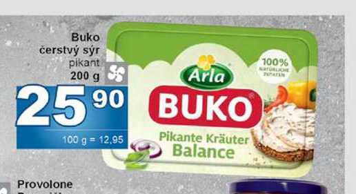 Buko čerstvý sýr pikant 200 g 