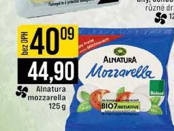Alnatura mozzarella 125 g  
